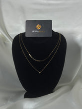 Luxury design Double chain necklace for girls